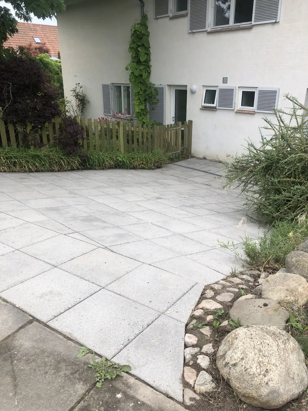 Ren indkørsel efter rens